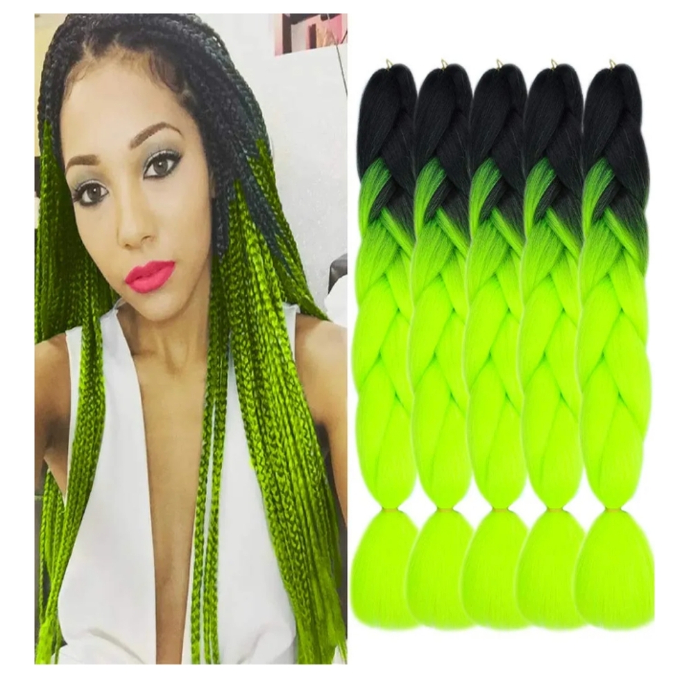 Kethbe 5Pcs Ombre Jumbo Braiding Hair
